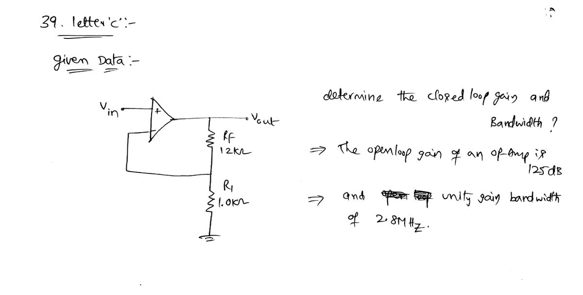 Electrical Engineering homework question answer, step 1, image 1